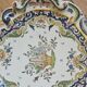 Desvres earthenware plate - Model 1709