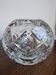 Cut crystal round vase – circa 1950