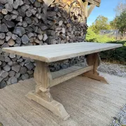 Table monastère 188cm frêne massif