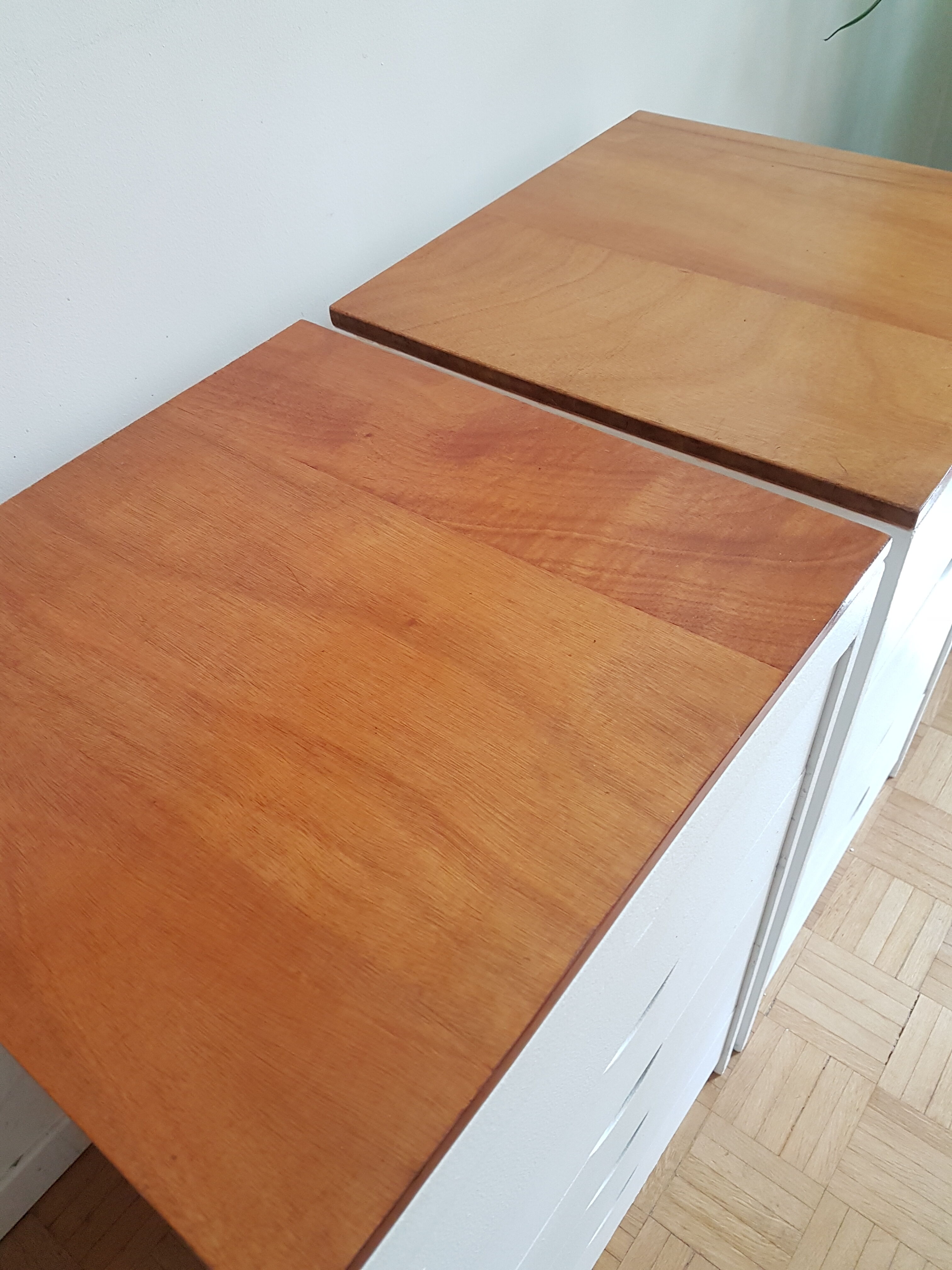 Vintage wood carpentry boxes