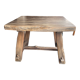 Solid wood dining table