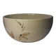 Sandstone salad bowl 23,5cm diameter vintage flat hollow