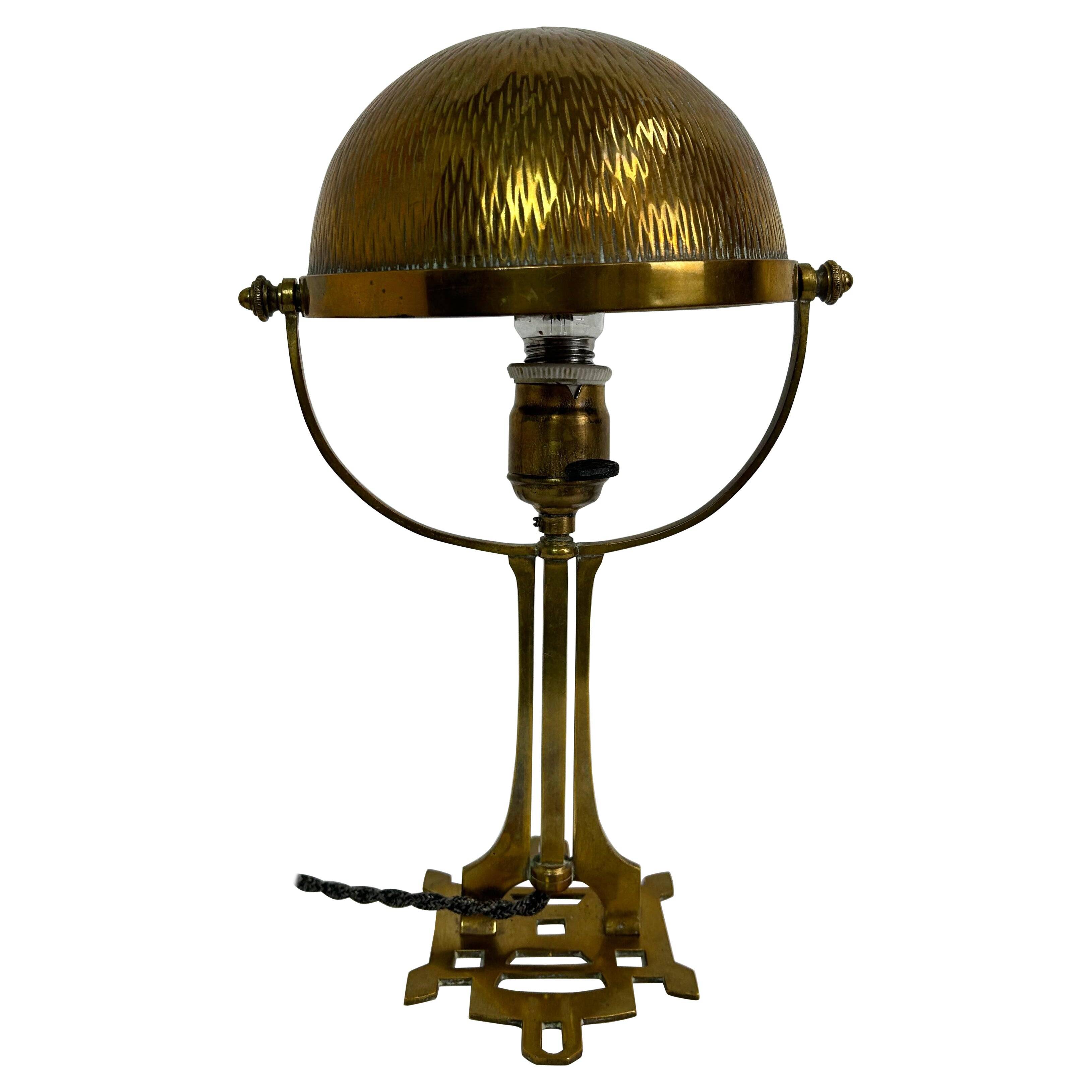 Mushroom desk lamp Art Nouveau