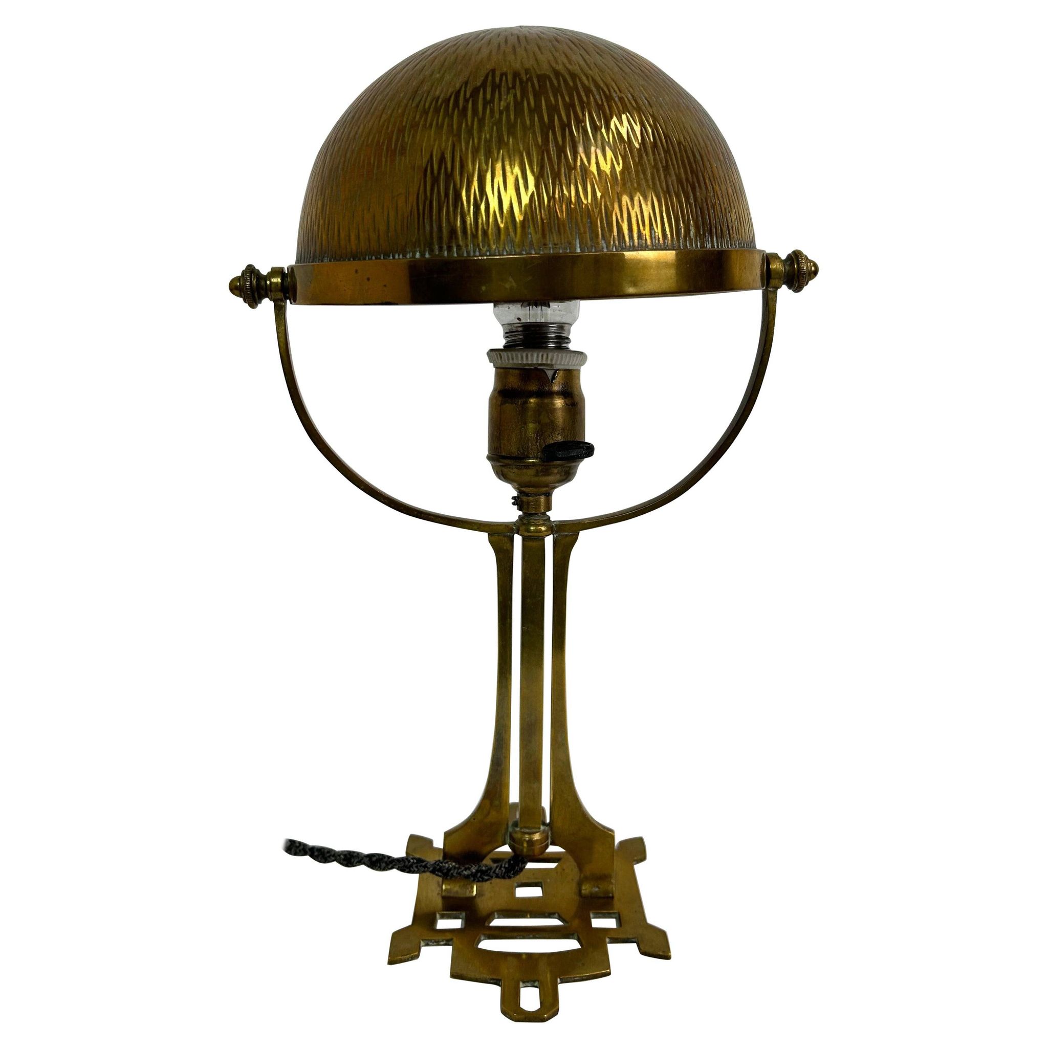 Mushroom desk lamp Art Nouveau