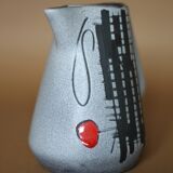 Pichet Vallauris François Caleca, pichet céramique signé, carafe céramique, moderniste, 50's