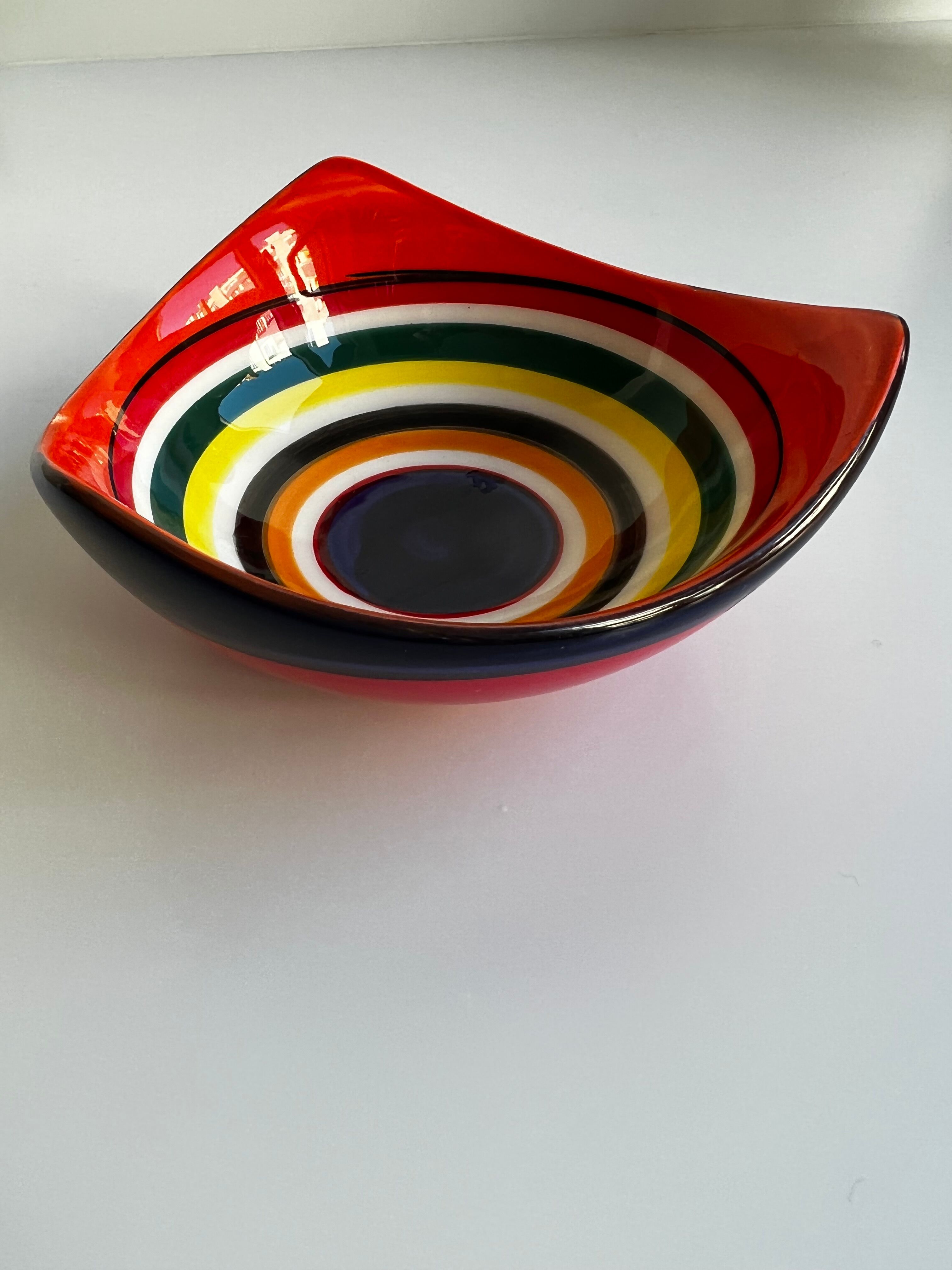 Cups design vintage ceramic Delrio Salado