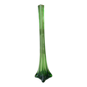 Green soliflore vase
