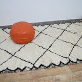 Handmade moroccan berber carpet 238 x 150 cm