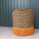 Fauteuil crapaud velours