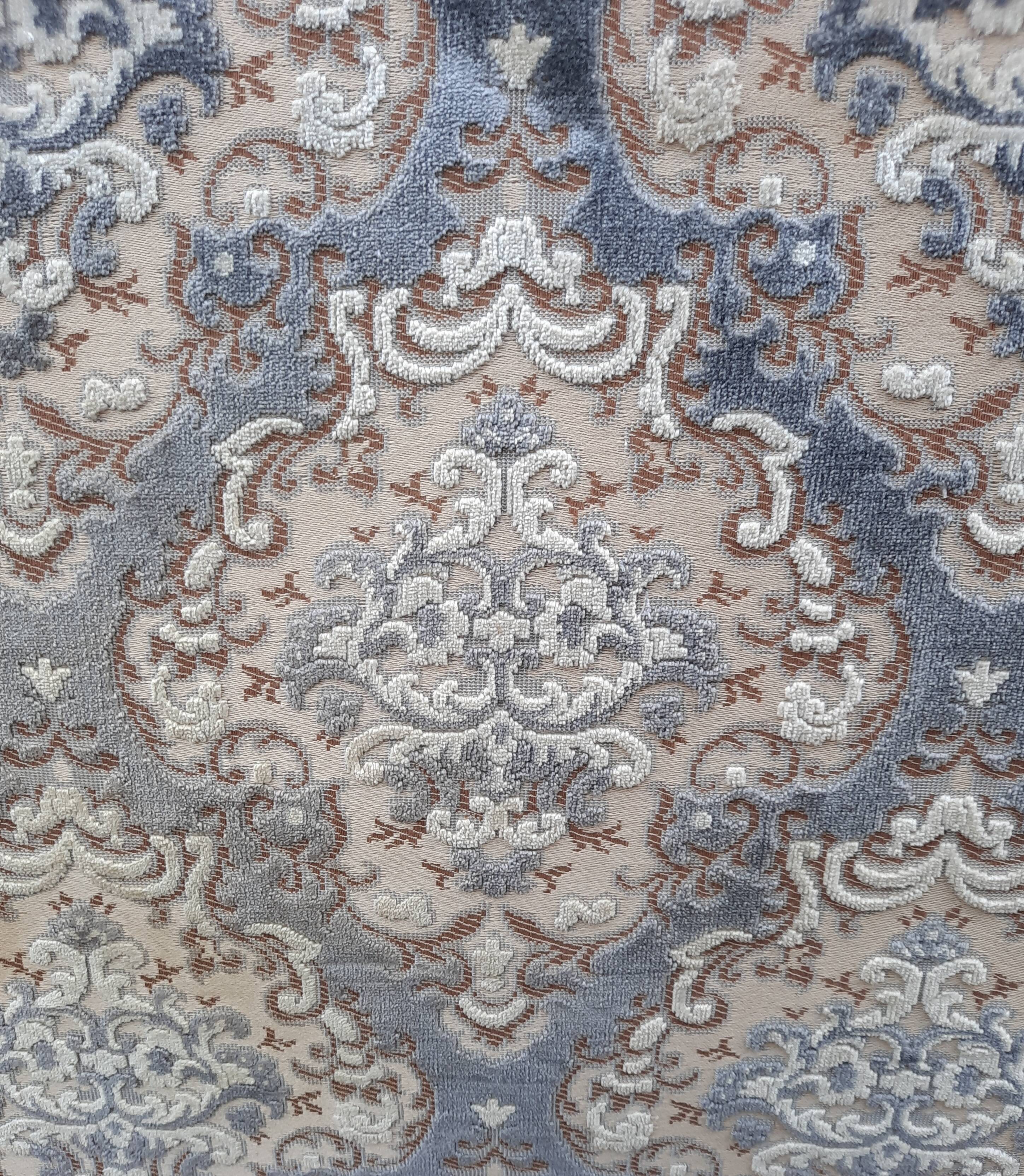 Louis XV style upholstered bed
