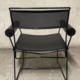 1980 armchair in perforated metal