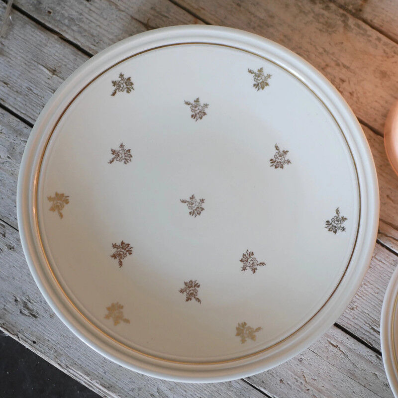 Limoges porcelain dishes gilded décor