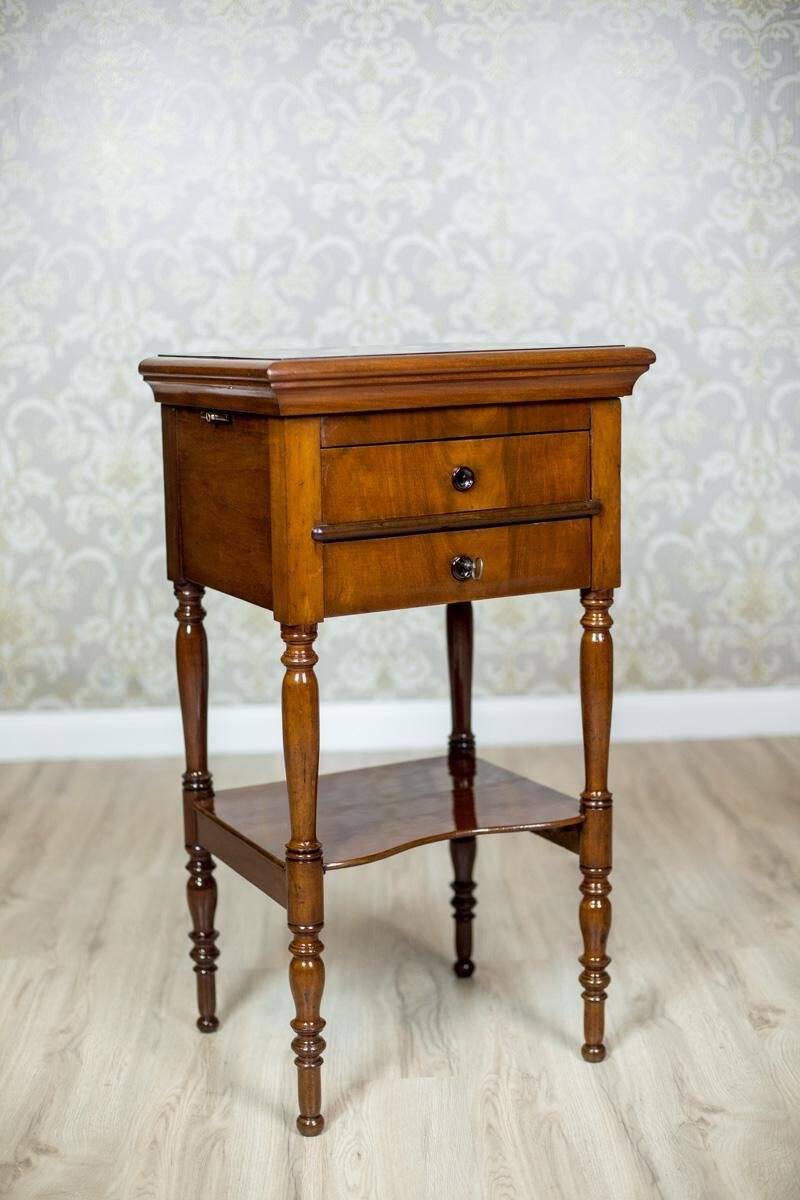Antique Dressing Table in Brown Venered with Mahogany, 1860
