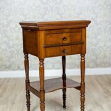 Antique Dressing Table in Brown Venered with Mahogany, 1860