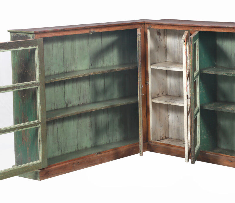 Buffet croess of angle bois viieux teck