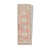 Tapis persan vintage rouge et beige 3 x 9, 98 x 285 cm SK 21187
