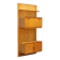 Vintage maple cabinet with drop-down front, Italian design, 1960s.