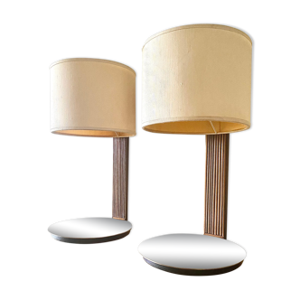 Pair of bedside lamps