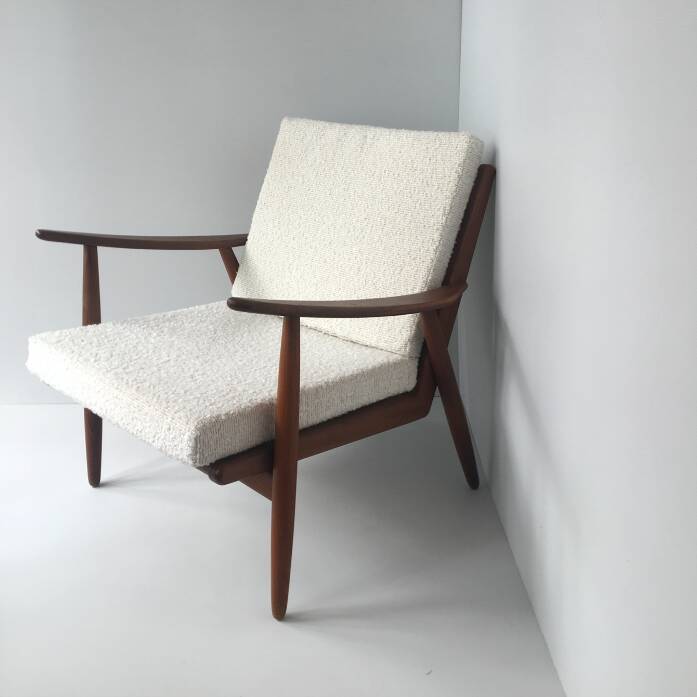 Scandinavian teak armchair