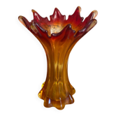 Vase ancien murano sommerso verre soufflé vintage