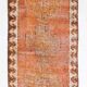 4x12 Sun Muted Vintage Runner, Long Wide Runner Rug, 107x368Cm