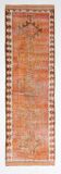 4x12 Sun Muted Vintage Runner, Long Wide Runner Rug, 107x368Cm