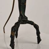 Beautiful bronze Egyptian lady table lamp 20th