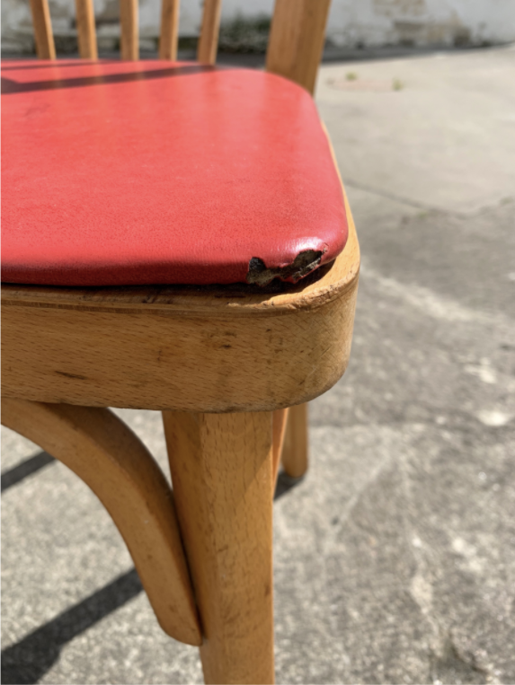 Ensemble de 5 chaises bistrot Baumann n°12