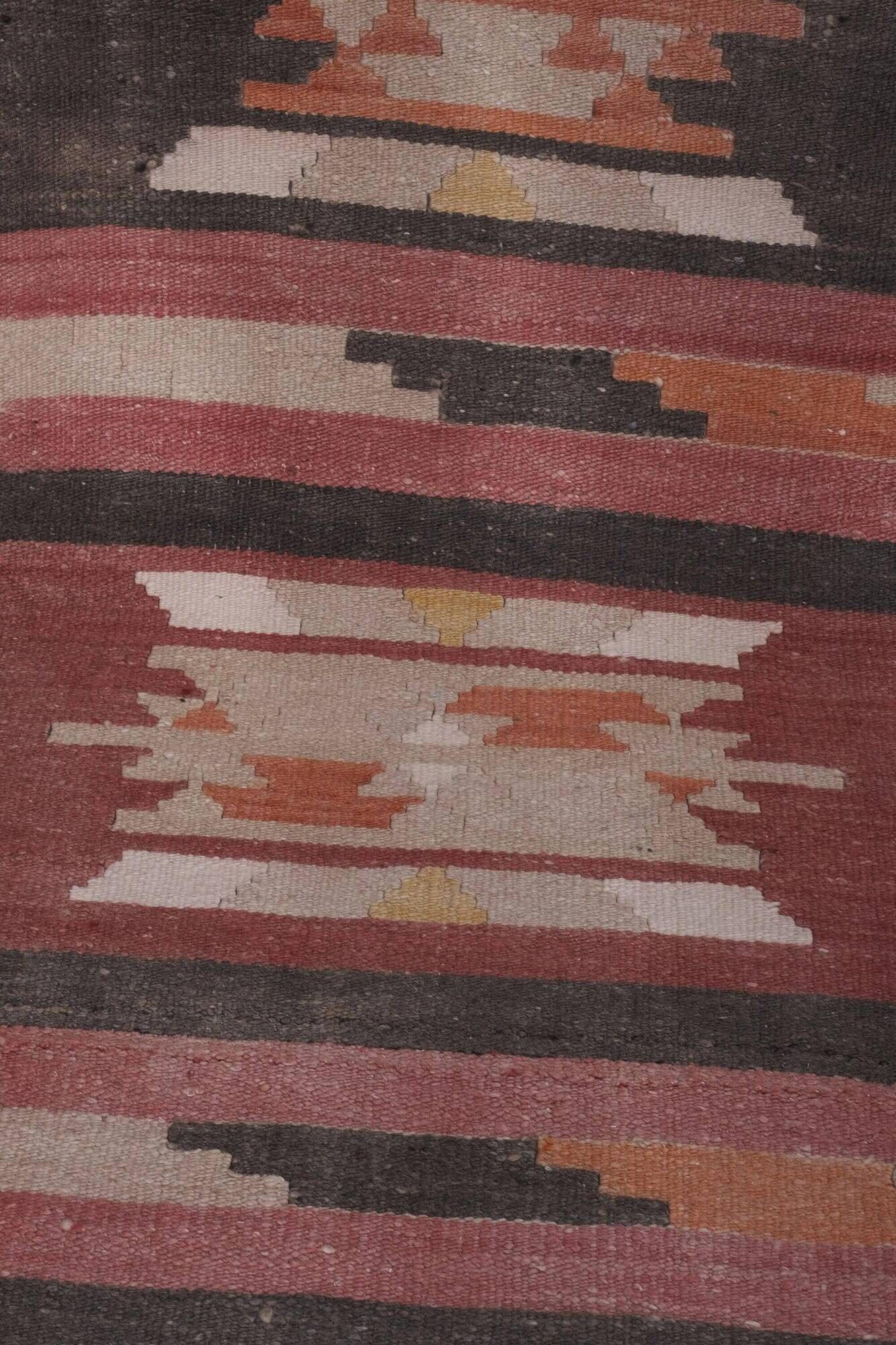 Vintage Turkish hallway rug 71x670 cm