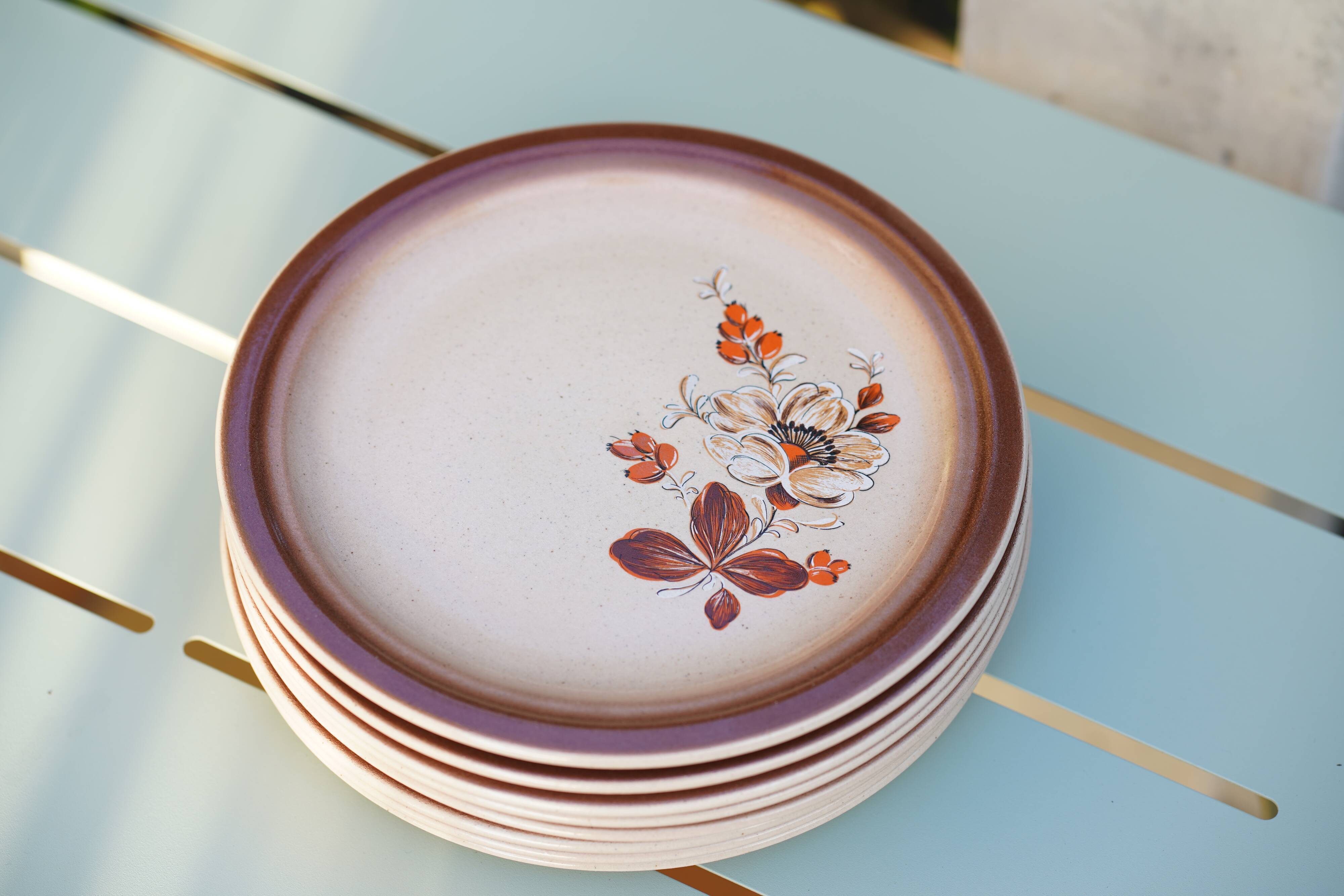 Saint Amand dessert plates