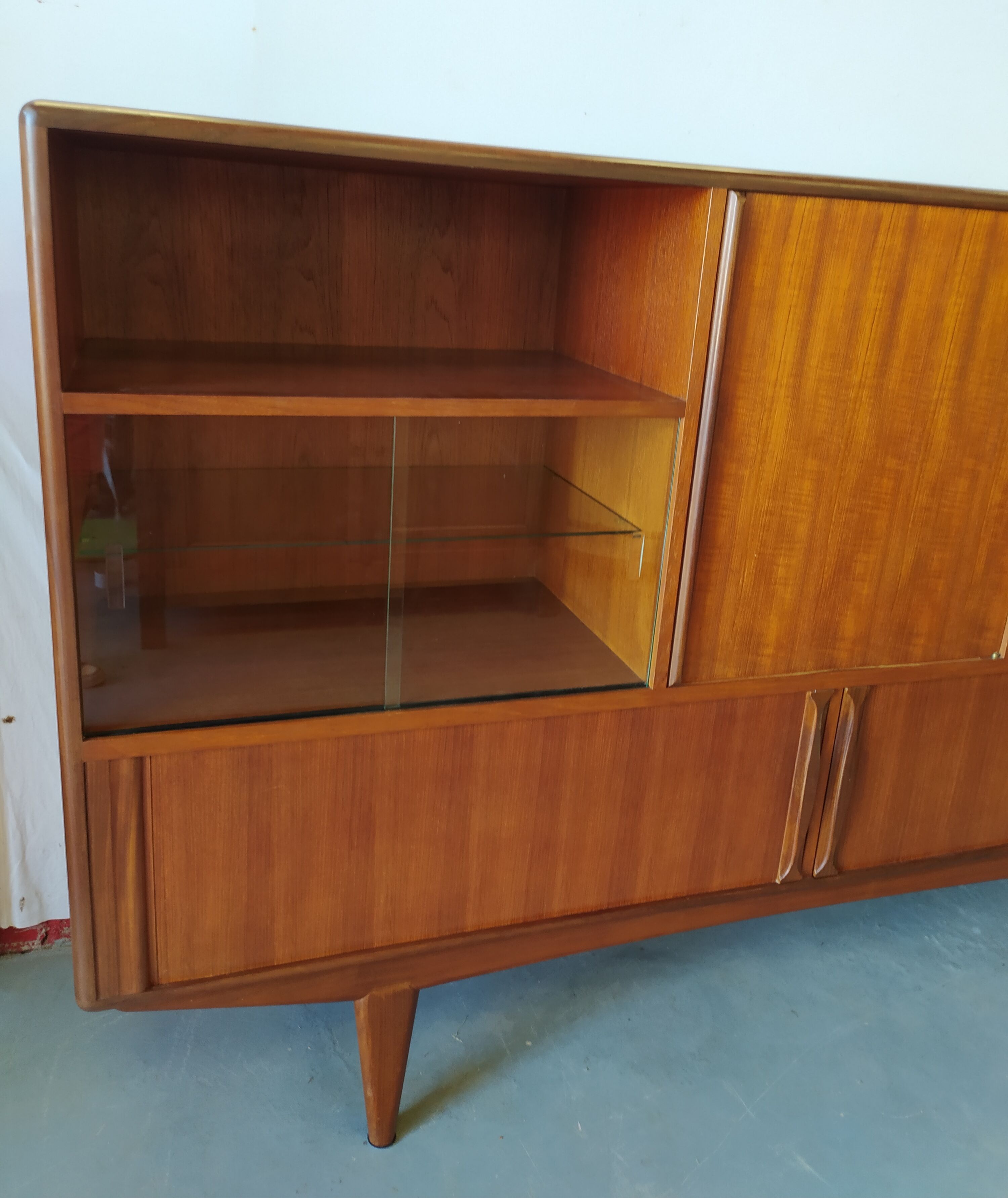 Massive teak sideboard