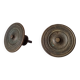 Pair of antique Empire furniture knobs from the 19th century.