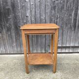 Solid oak side table 1950