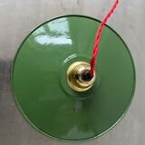 Lot 2 suspensions emaillees vintage 24,5 cm