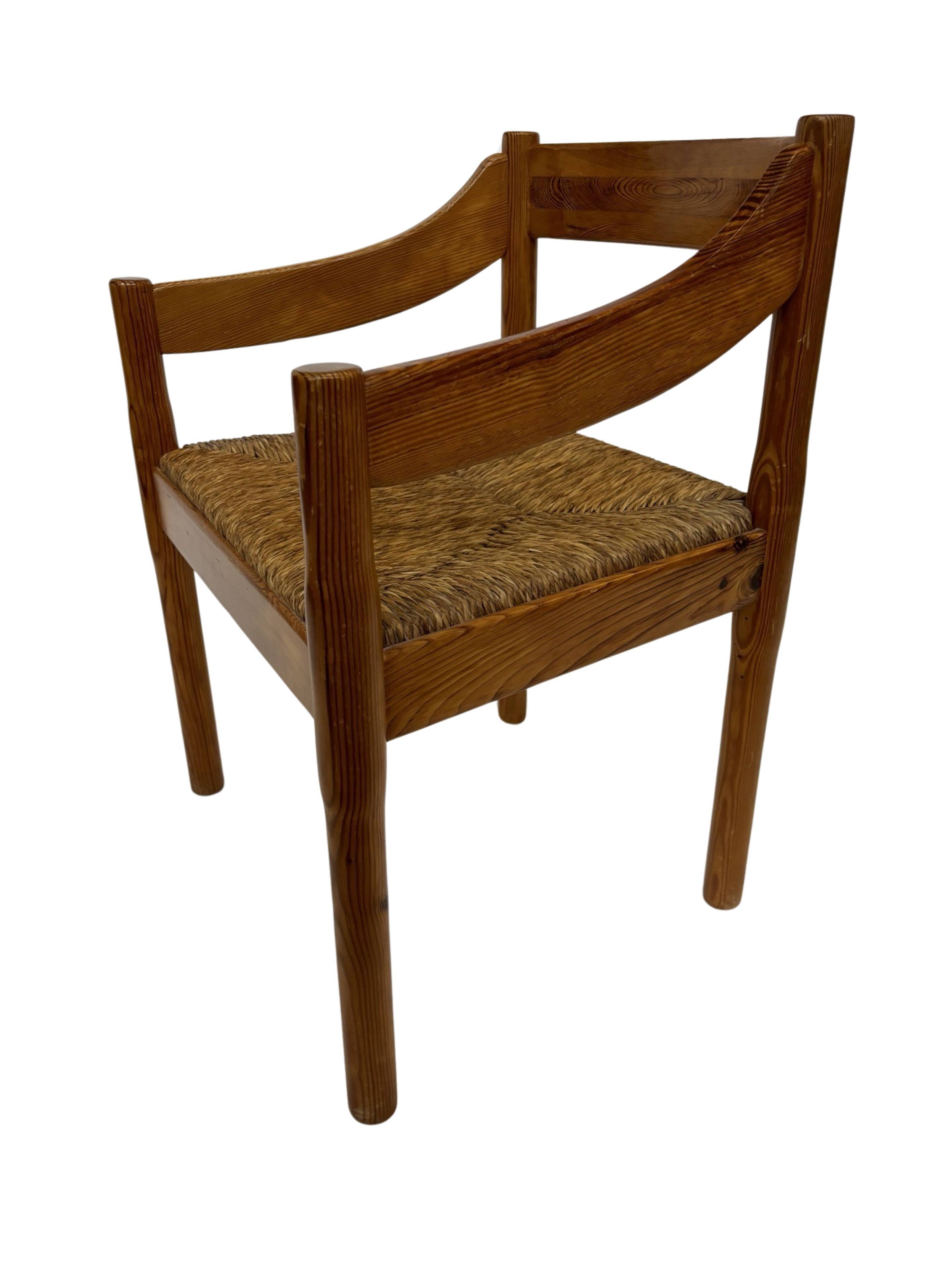Carimate chair model 892 Vico Magistretti for Cassina