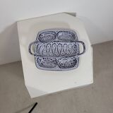 Vintage ceramic aperitif tray / server 'austruy' from vallauris