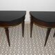 Pair of bedside half-moon