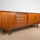 Rare - Grande enfilade danoise en teck par Arne Vodder editée par Vamo Sanderborg - 240cm - Années 60