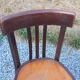 Set de 5 chaises de bistrot anciennes