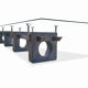 Huge brutalist concrete conference or dining table, 1970s
