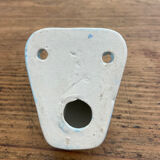 Vintage blue porcelain hook