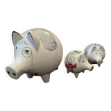 Set of 3 Vintage porcelain Spar bank Piggy Waechtersbach