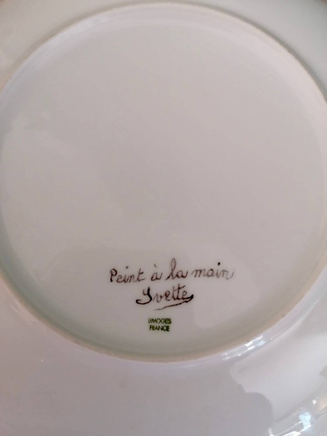 Vintage porcelain plate