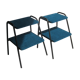 Pair of side tables Pierre Guariche for Meurop 1950