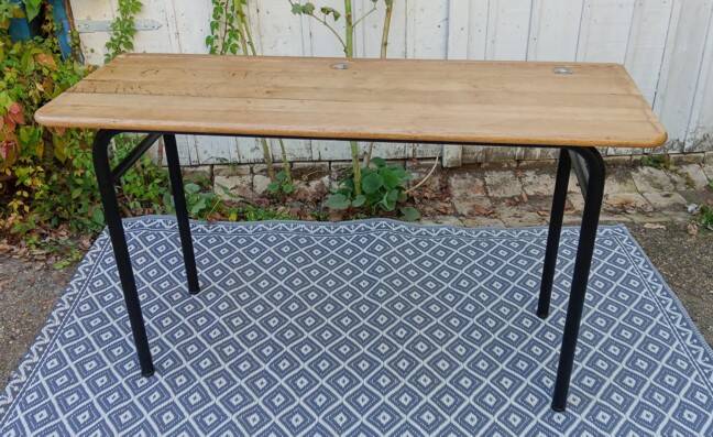Bureau double d'écolier