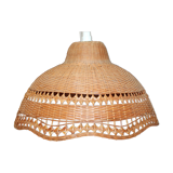 Braided bamboo hanging