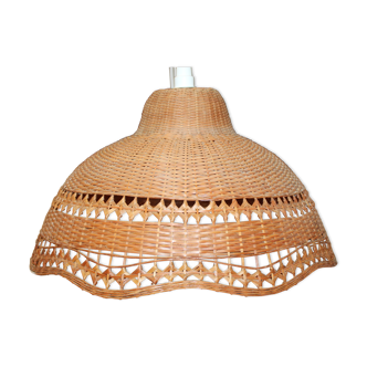 Braided bamboo hanging