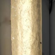 Large pair of Murano glass wall sconces, Italy 1970s. Vintage