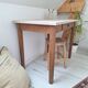 Bureau / Table d'appoint en bois de ferme style campagne