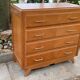 Vintage compass feet dresser